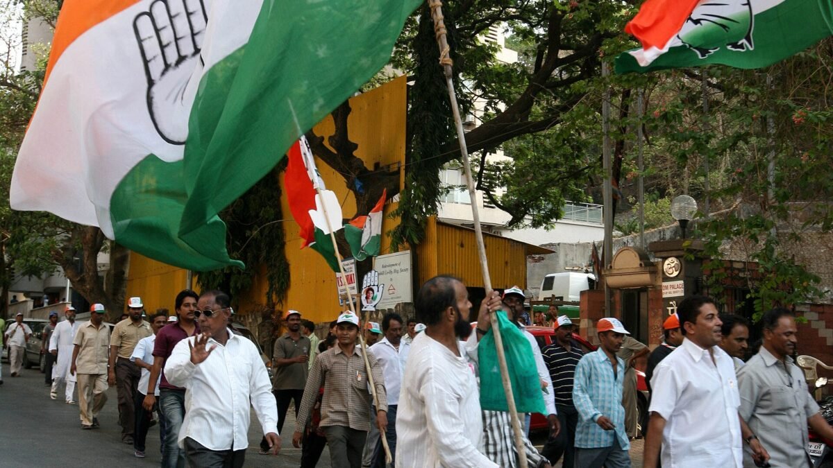 a Congress party rally (file photo).