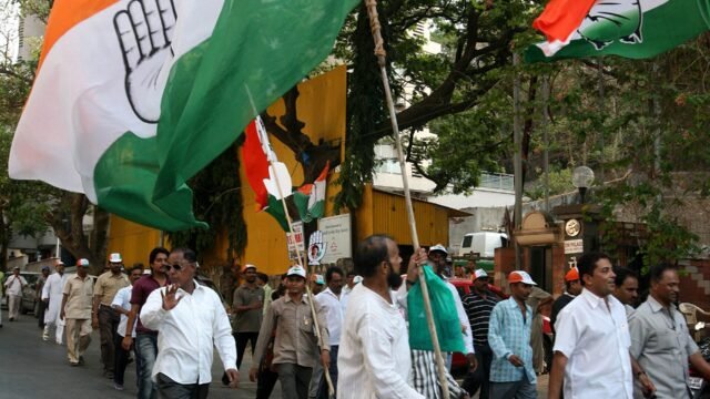 a Congress party rally (file photo).