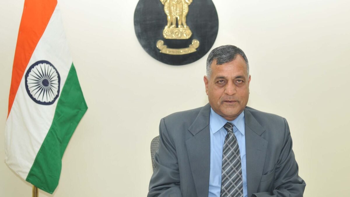 Ashok Lavasa taking charge as Election Commissioner.