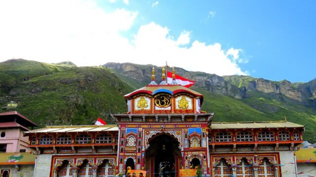 Badrinath temple in Chamoli district, Uttarakhand