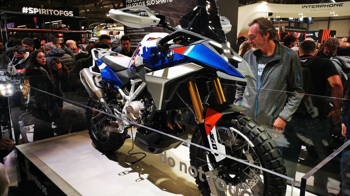 Representative image: the BMW F 450 GS, which shares the 450 platform, at EICMA 2024