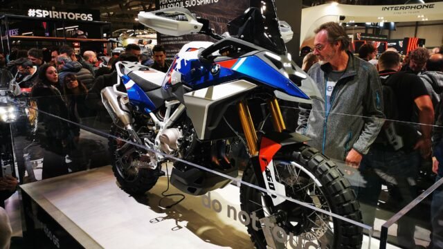 Representative image: the BMW F 450 GS, which shares the 450 platform, at EICMA 2024