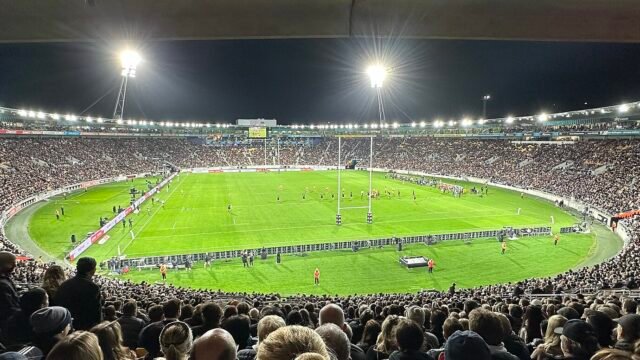 Sky Stadium in Wellington, New Zealand