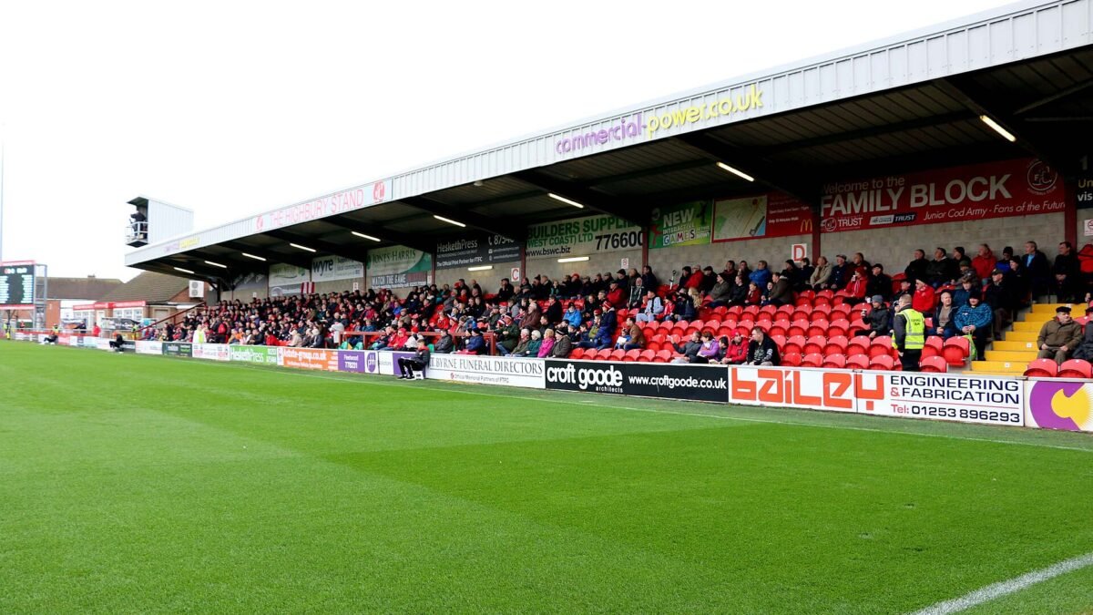 Highbury Stand at Highbury Stadium, Fleetwood