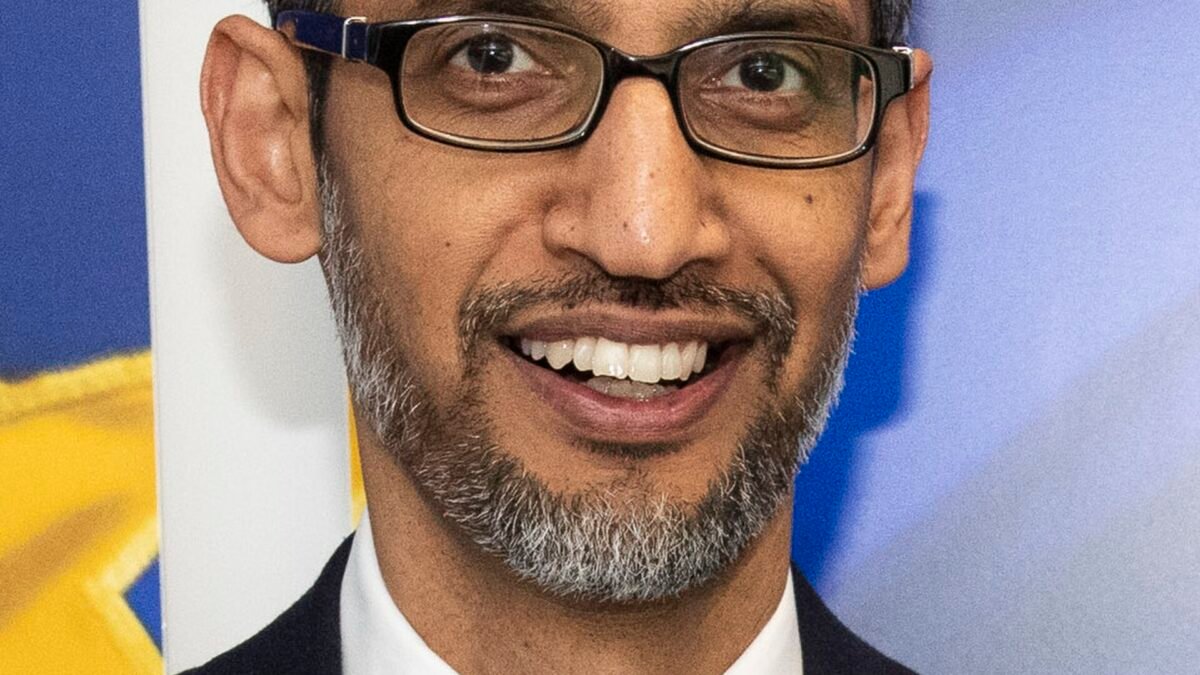 Portrait of Google CEO Sundar Pichai