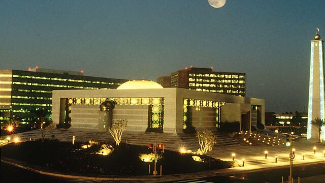 Saudi Aramco's core area in Dhahran.