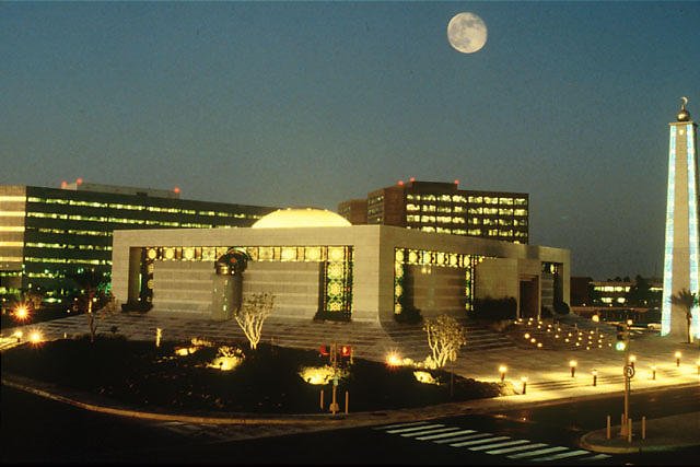 Saudi Aramco's core area in Dhahran.