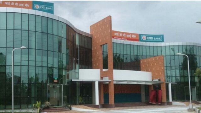 an IDBI Bank branch.