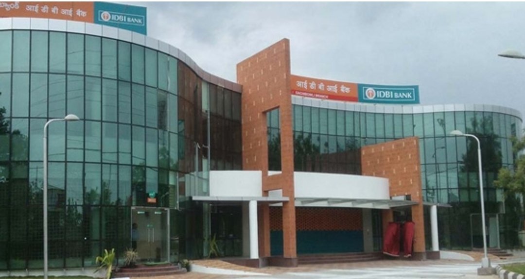 an IDBI Bank branch.
