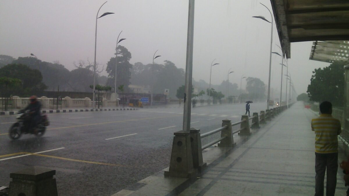 a rainy day in Chennai.