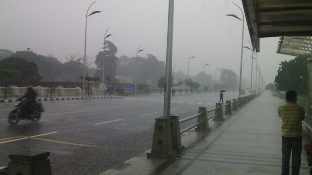 a rainy day in Chennai.