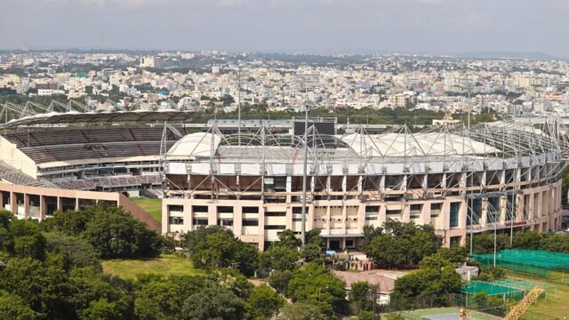 Rajiv Gandhi International Cricket Stadium, Hyderabad (file photo).