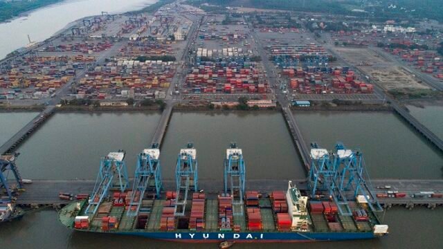 Jawaharlal Nehru Port near Mumbai