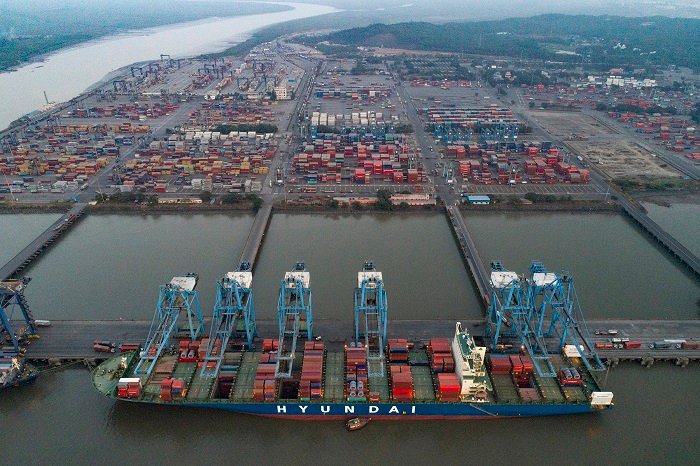 Jawaharlal Nehru Port near Mumbai
