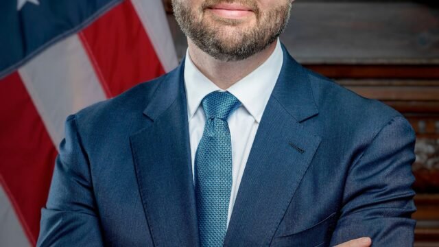 US Vice President JD Vance in his official portrait