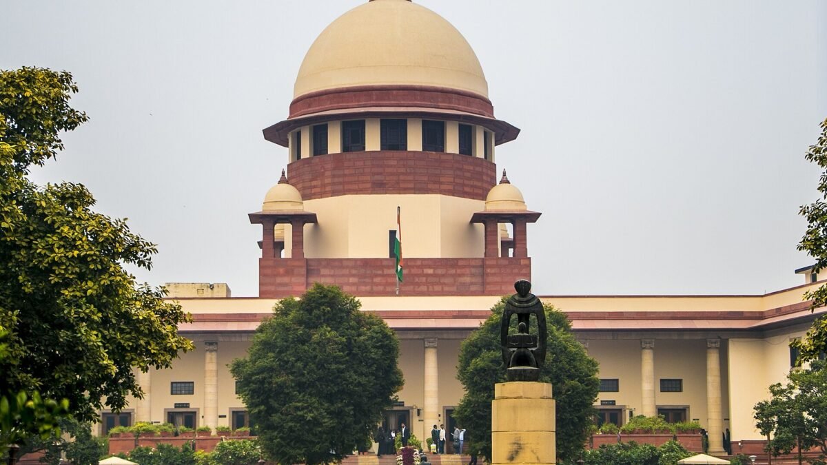Supreme Court of India building in New Delhi