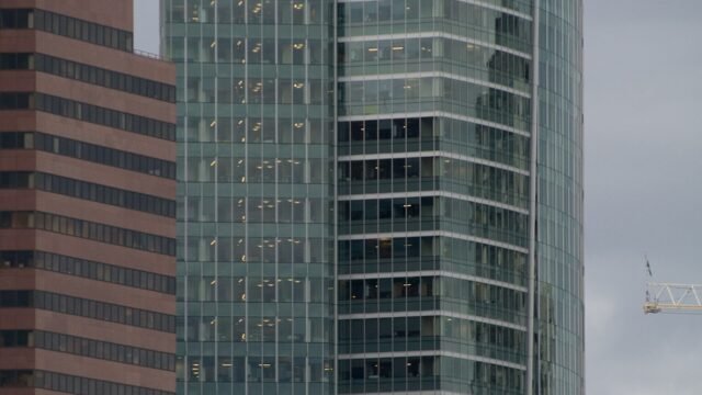 Microsoft office tower in Bellevue