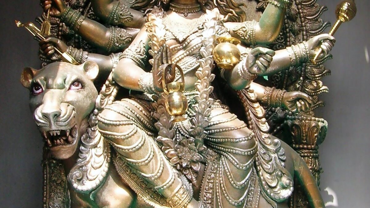 A Durga Puja idol depicting Maa Kushmanda (file photo).