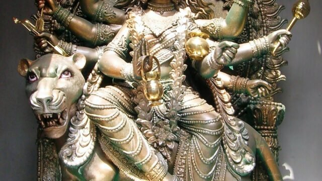 A Durga Puja idol depicting Maa Kushmanda (file photo).