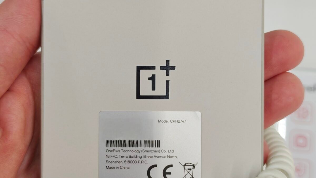 Rear of a OnePlus 15 smartphone