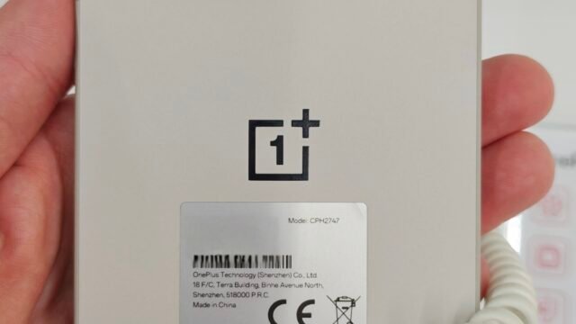 Rear of a OnePlus 15 smartphone
