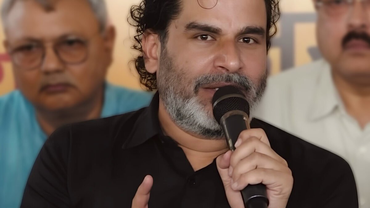 Prashant Kishor at a press conference (file photo)