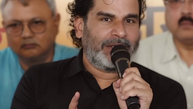 Prashant Kishor at a press conference (file photo)