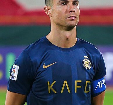 Cristiano Ronaldo in an Al-Nassr shirt