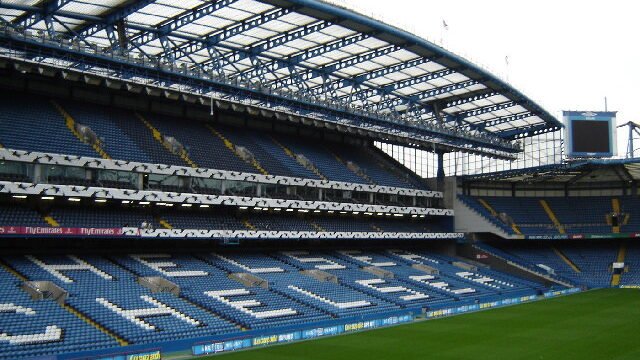 Stands at Stamford Bridge, Chelsea's stadium in London