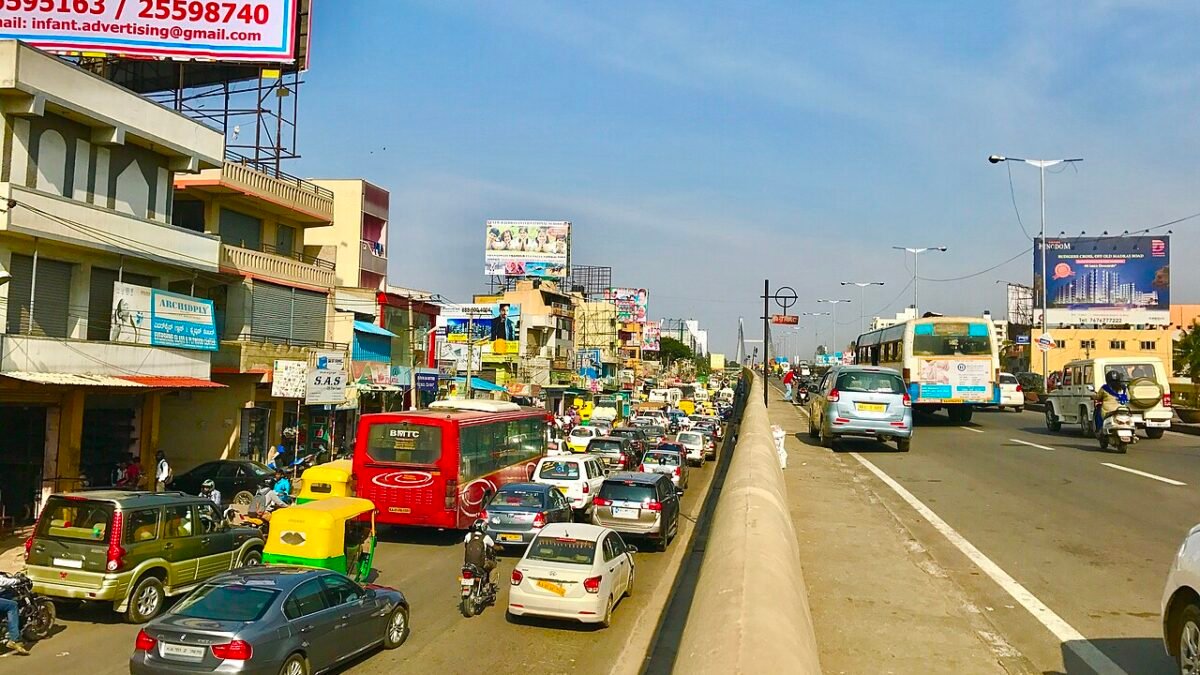 Traffic Jam near Industrial estate A Reddy