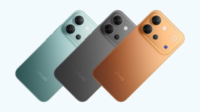 The Vivo V80 in its three colours
